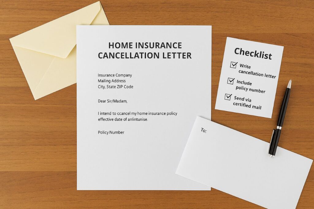 Writing a Home Insurance Cancellation Letter: Best Practice