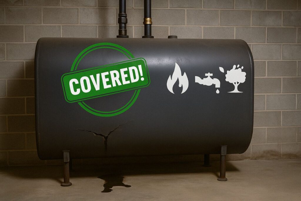 When Does Home Insurance Cover Oil Tank Leaks?